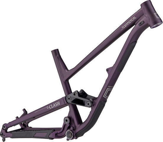 COMMENCAL Kit de cuadro Clash 27,5" con amortiguador Fox DHX2 - metallic purple/L