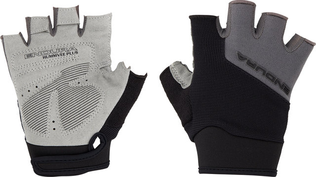 Endura Kids' Hummvee Plus Mitt Half Finger Gloves - black/M