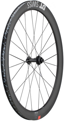 DT Swiss ARC 1100 DICUT 50 Carbon Disc Center Lock 28" Laufradsatz - schwarz/28" Satz (VR 12x100 + HR 12x142) Shimano