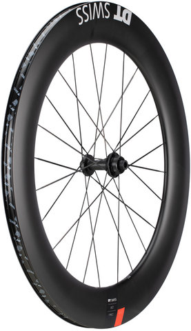 DT Swiss ARC 1100 DICUT 80 Carbon Disc Center Lock 28" Laufradsatz - schwarz/28" Satz (VR 12x100 + HR 12x142) Shimano