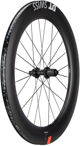 DT Swiss ARC 1100 DICUT 80 Carbon Disc Center Lock 28" Laufradsatz - schwarz/28" Satz (VR 12x100 + HR 12x142) Shimano