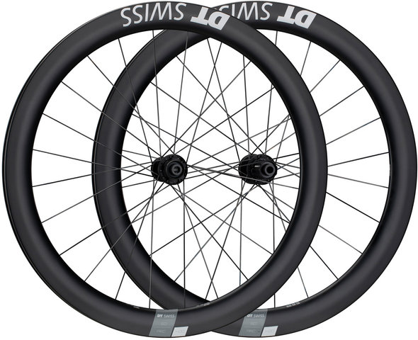 DT Swiss ARC 1400 DICUT 50 Carbon Disc Center Lock 27,5" Laufradsatz - schwarz/27,5" Satz (VR 12x100 + HR 12x142) Shimano