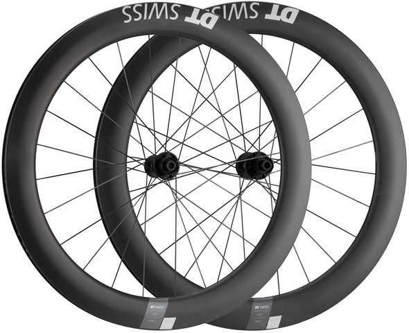 DT Swiss ARC 1400 DICUT 62 Carbon Disc Center Lock 28" Laufradsatz - schwarz/28" Satz (VR 12x100 + HR 12x142) Shimano