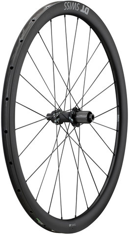 DT Swiss CRC 1100 SPLINE 38 Carbon Disc CL 28" Tubular Wheelset - black/28" set (front 12x100 + rear 12x142) Shimano