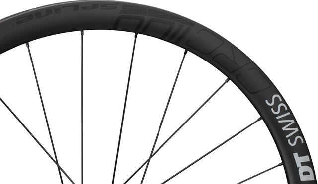 DT Swiss Juego de ruedas CRC 1100 SPLINE 38 Carbon Disc CL 28" Tubular - negro/28" set (RD 12x100 + RT 12x142) Shimano