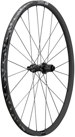 DT Swiss Set de Roues CRC 1400 SPLINE Disc Center Lock 24 28" - noir/Set de 28" (avant 12x100 + arrière 12x142) Shimano