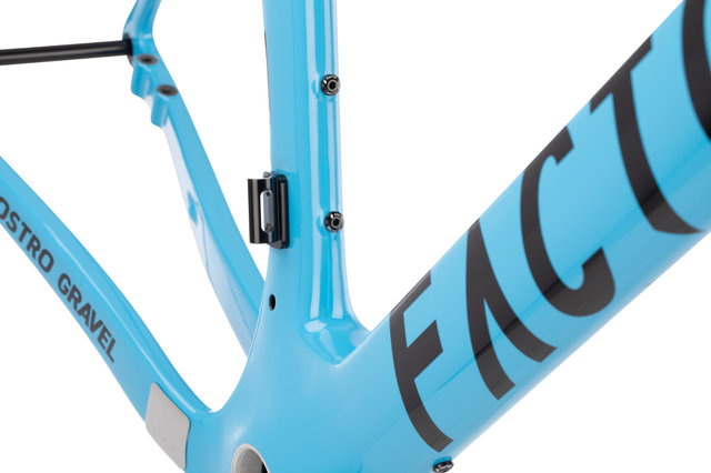 Factor OSTRO Gravel V.A.M. UDH Disc Carbon Shimano Heritage Blue Frame Kit - heritage blue | M | 28" | 0 mm | 1,5" | 50 mm