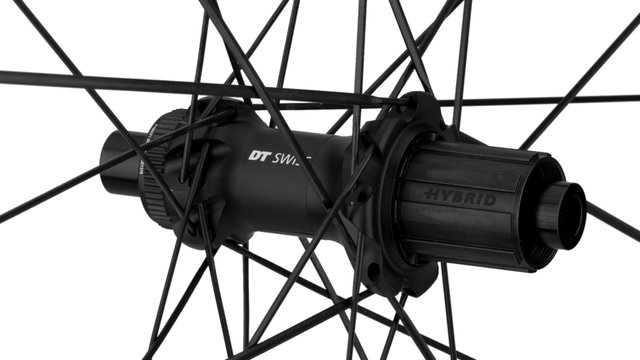 HG 1800 SPLINE 25 Boost Center Lock Disc Hybrid 27.5" Wheelset - black/27.5" set (front 12x110 Boost + rear 12x148 Boost) Shimano