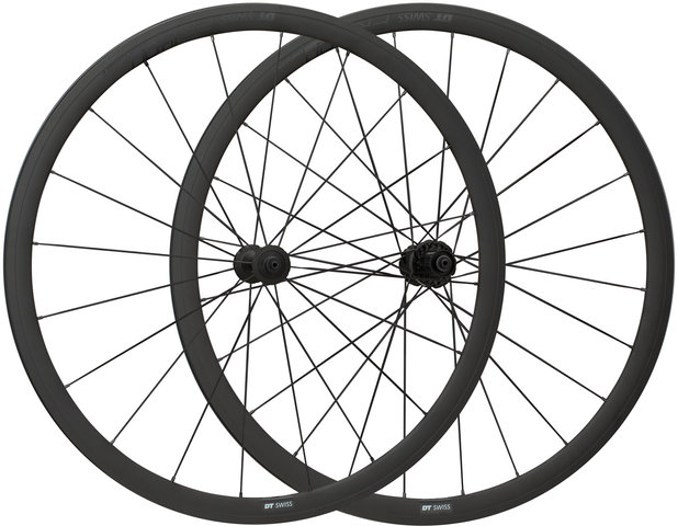 DT Swiss PR 1400 DICUT OXiC 32 28" Wheelset - black/28" set (front 9x100 + rear 10x130) Shimano