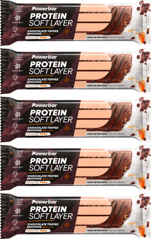 Powerbar Barrita de proteínas Protein Soft Layer - 5 unidades - chocolate toffee-brownie/200 g