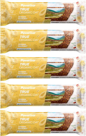 Barrita energética True Organic Oat - 5 unidades - banana-hazelnut/200 g