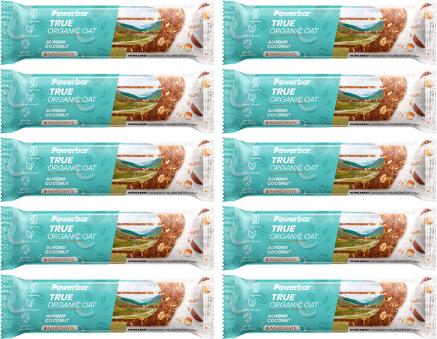 True Organic Oat Energy Bar - 10 Pack - coconut-almond/400 g