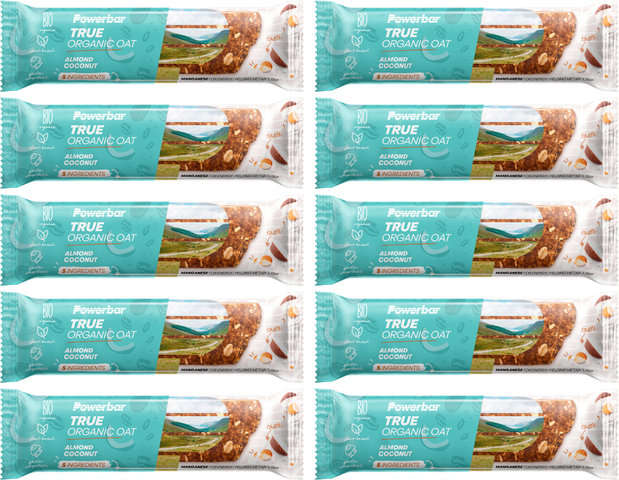 True Organic Oat Energy Bar - 10 Pack - coconut-almond/400 g