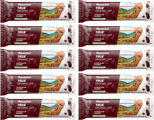 True Organic Oat Energy Bar - 10 Pack - chocolate chunks/400 g
