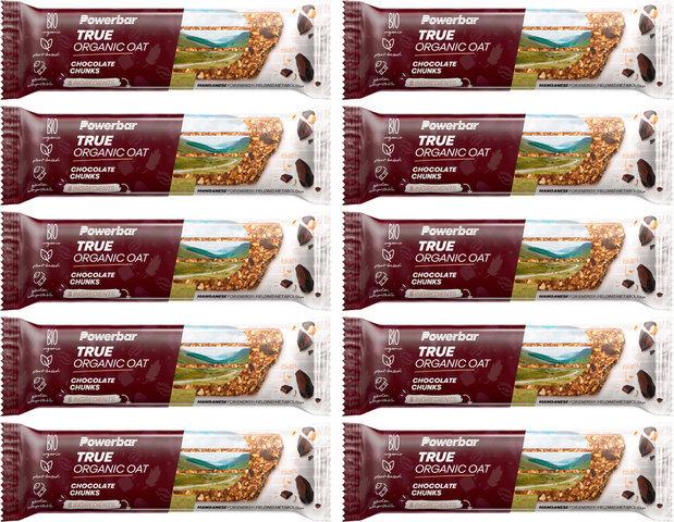 Powerbar True Organic Oat Energy Bar - 10 Pack - chocolate chunks/400 g