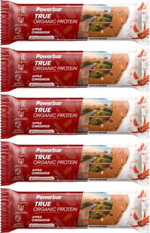 Powerbar Barre Protéinée True Organic Protein - 5 pièces - apple-cinnamon/225 g