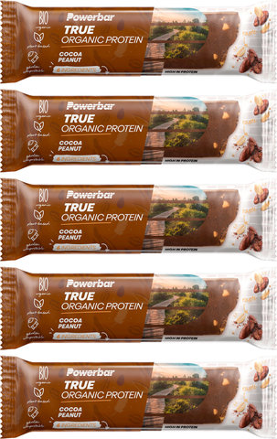 Powerbar True Organic Protein Proteinriegel - 5 Stück - cocoa-peanut/225 g