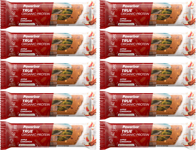 Powerbar True Organic Protein Bar - 10 Pack - apple-cinnamon/450 g