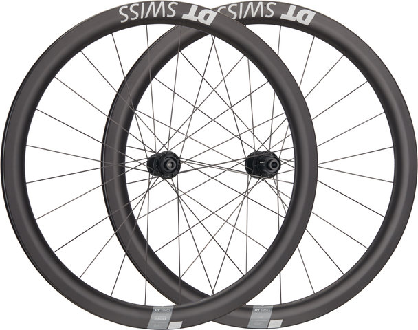 DT Swiss ERC 1400 DICUT 45 Carbon Center Lock Disc 28" Wheelset - black/28" set (front 12x100 + rear 12x142) Shimano