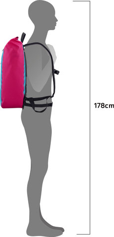 ORTLIEB Velocity Lite Rucksack - cyber blue-cyber blue pink | 23 l
