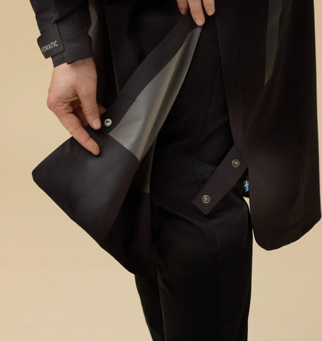 Fjällräven Poncho Hoja Rain - black | L/XL