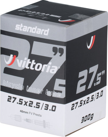 Vittoria Cámara de aire Standard para 27,5" - universal/27,5 x 2,5-3,0 SV 48 mm