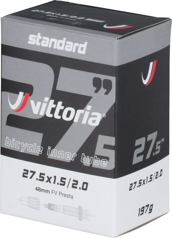Vittoria Cámara de aire Standard para 27,5" - universal/27,5 x 1,5-2,0 SV 48 mm
