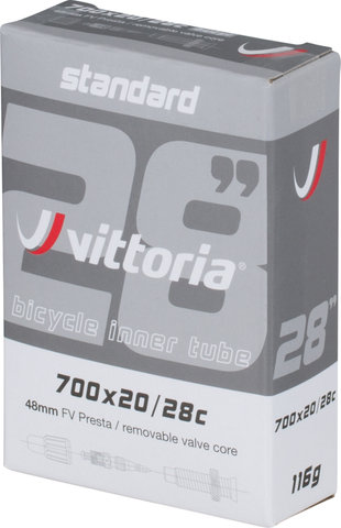 Vittoria Cámara de aire Standard para 28" - universal/20-28 x 622 SV 48 mm