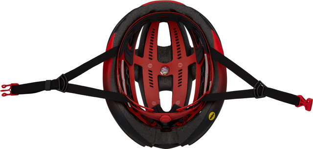 Synthe MIPS II Helmet - matte black-bright red/55 - 59 cm