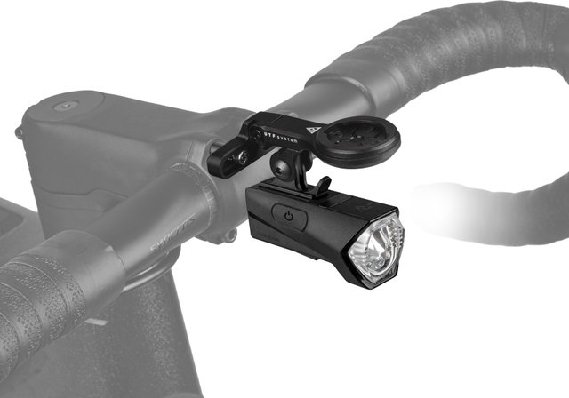 Topeak PowerLite Combo 70 Beleuchtungsset mit StVZO-Zulassung - schwarz-rot