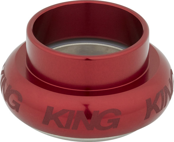 Chris King GripNut Sotto Voce EC30/25,4 - EC30/26 Gewindesteuersatz - red/1"/EC30/25,4 - EC30/26