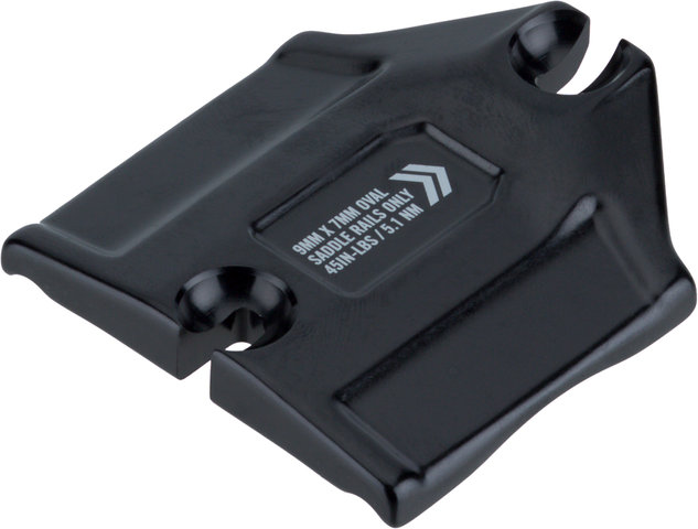 Fox Racing Shox Top Seatpost Clamp Plate 2022 Model for Transfer as of 2021 Model - black/oval