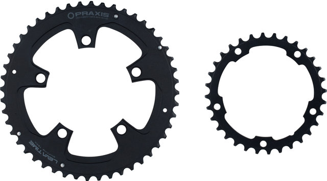 Buzz Sport Road Chainring Set, 5-arm, 110 mm Bolt Circle Diameter - black/32-48 tooth