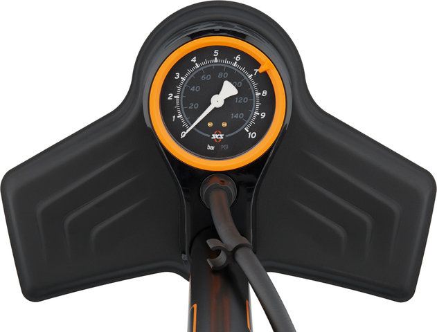 SKS Bomba de pie Air-X-Plorer 10.0 - negro-naranja/universal