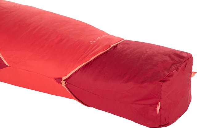 VAUDE Alpi Adjust 400 SYN Kids Sleeping Bag - dark indian red/left
