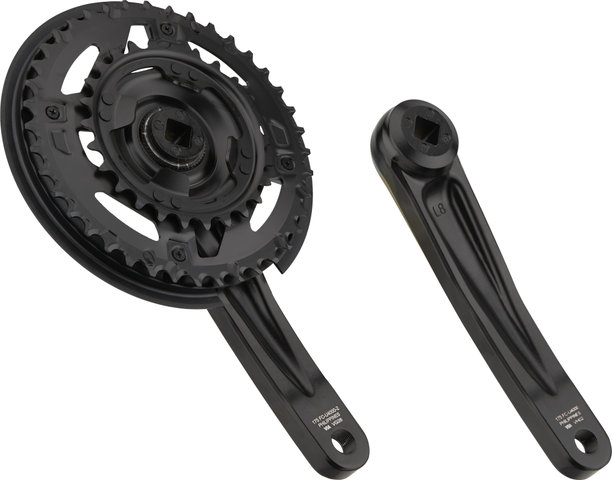 Shimano CUES FC-U4000-2 Square Crankset w/ Chain Guard - black/175,0 mm