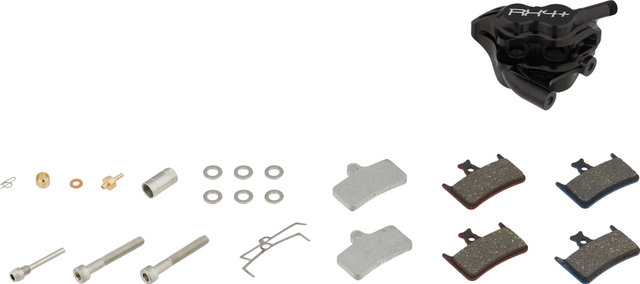 Hope Pinza de frenos RX4+ FM +20 para Shimano / Campagnolo - black | Rueda trasera | sin maneta de freno