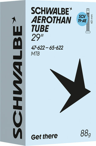 Schwalbe Chambre à Air 19-AE Aerothan SCV pour 29" - universal | 47-622 à 65-622 | SCV (Schwalbe Clik Valve) | 40 mm