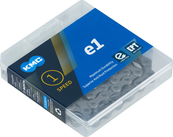 KMC Chaîne e1 1 vitesses - ept silver/1 vitesses / 110 maillons