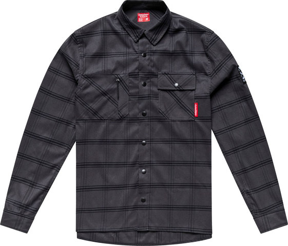 Troy Lee Designs Ruckus Ride Flannel Langarmhemd - coal | M