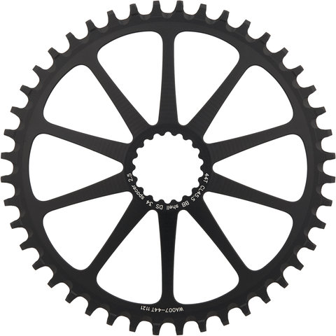 Cannondale OPI SpideRing 10-Arm X-Sync Chainring - black/44 tooth