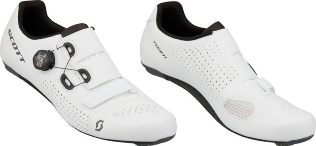 Scott Chaussures Route Road Team BOA - white-black/48