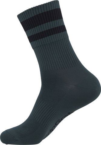 GripGrab Original Stripes Performance Crew Socks - green/41 - 44