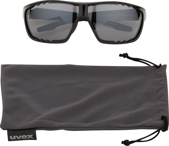 uvex sportstyle 706 Sports Glasses - black/mirror silver