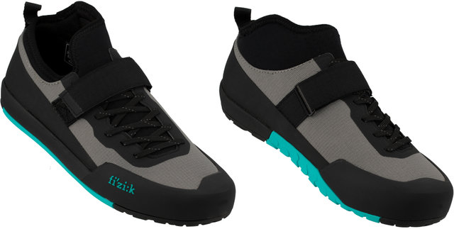 Fizik Zapatillas de MTB Gravita Tensor Flat - grey-aquamarin/42