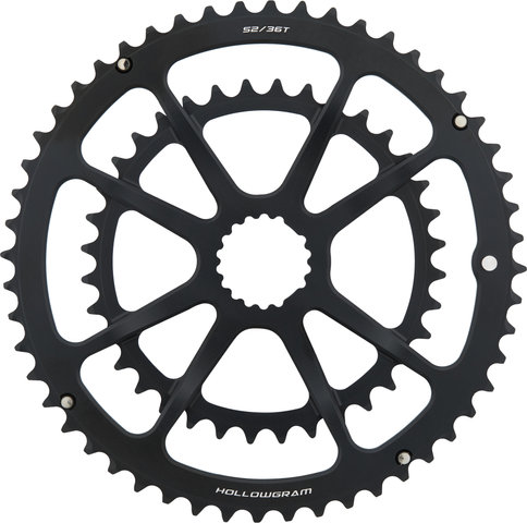 OPI SpideRing 8-Arm Chainring Set - black/36-52 tooth