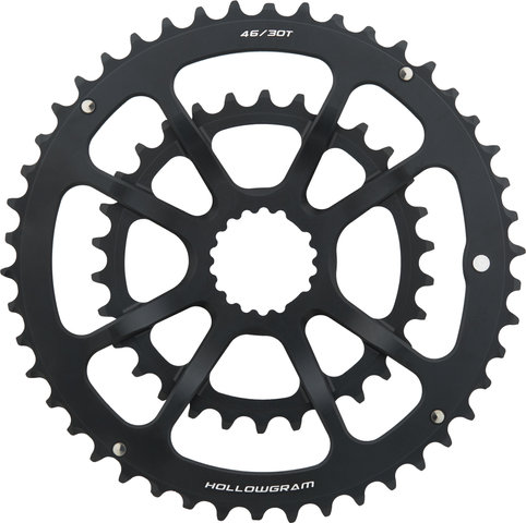 Cannondale OPI SpideRing 8-Arm Chainring Set - black/30-46 tooth