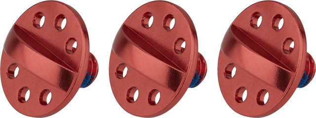 Vis de Visière pour Casques A1 & A2 - set de 3 - red/universal