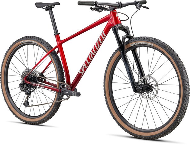 Specialized Chisel Comp 29" Mountain Bike - red tint fade over silver-tarmac black-white-gold/L