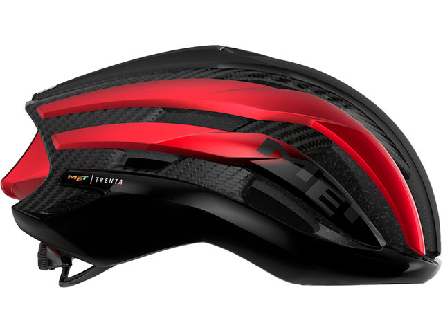 Trenta 3K Carbon MIPS Helmet - black-red metallic-matt-glossy/56 - 58 cm